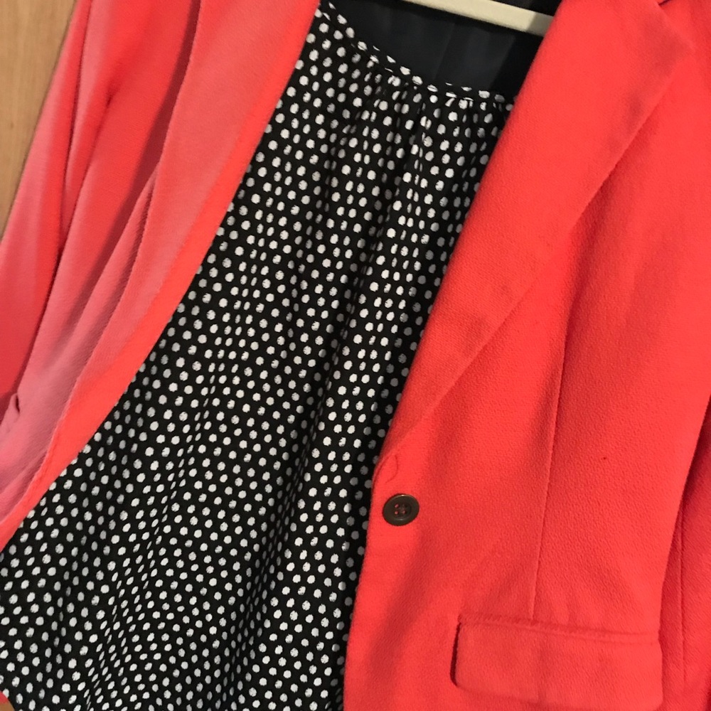 Black with white polka dot camisole